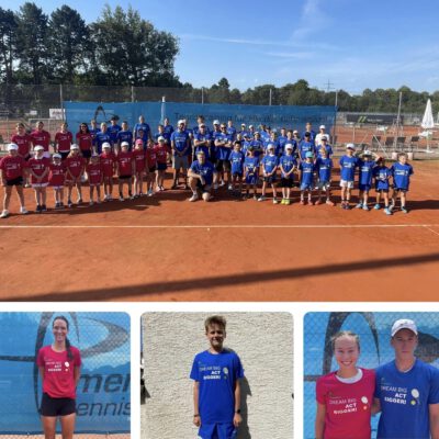 Erfolgreiches erstes Sommercamp mit über 50 Tennisbegeisterten